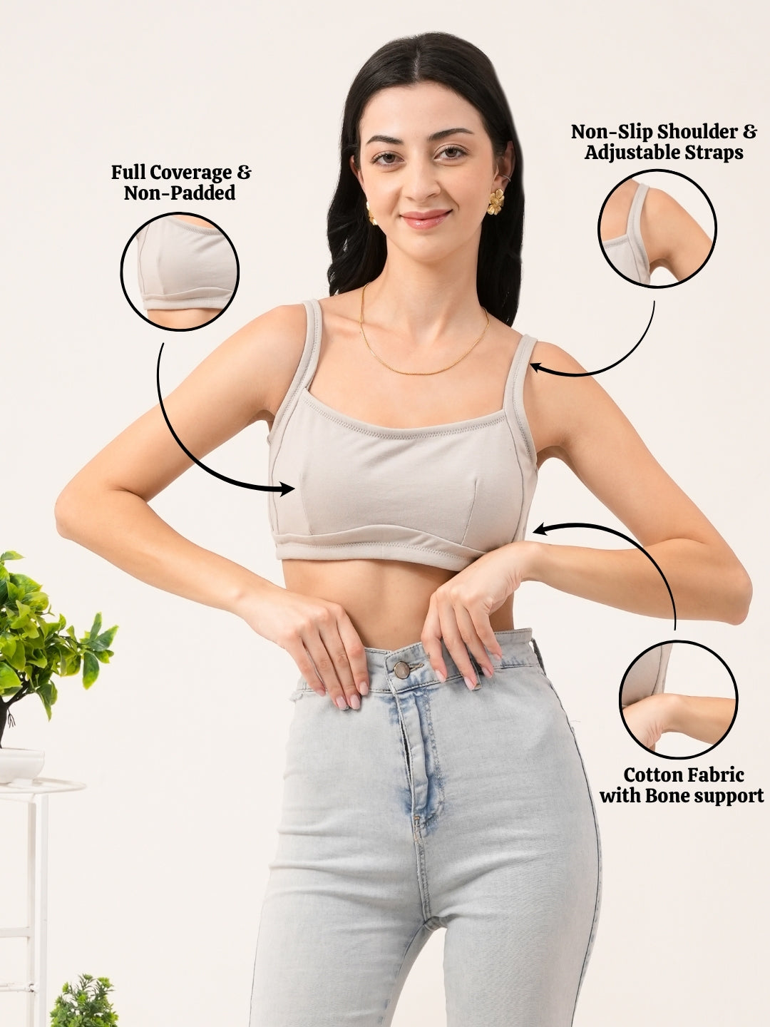 Woman's Full Coverage Bra all Day Comfort Everyday Bra