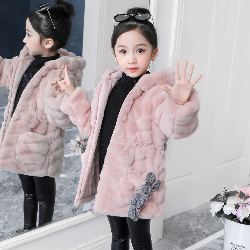 Children's Fashionable Thickened Warm Coat