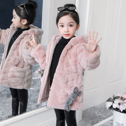 Children's Fashionable Thickened Warm Coat