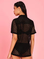 Da Intimo Delicate Lace Half Sleeves Relaxed Fit shrug - Da Intimo - Lingerie Online Store India