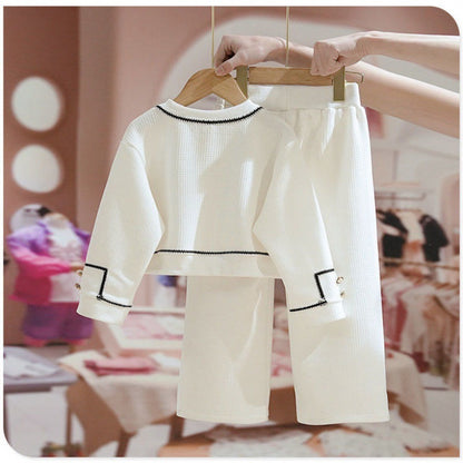 Medium And Large Children's Korean Trendy Coat Suit