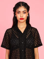 Da Intimo Delicate Lace Half Sleeves Relaxed Fit shrug - Da Intimo - Lingerie Online Store India