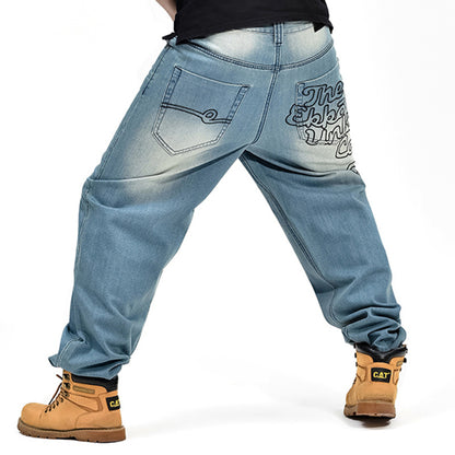 Hip Hop Denim Men’s Jeans – Simple & Stylish