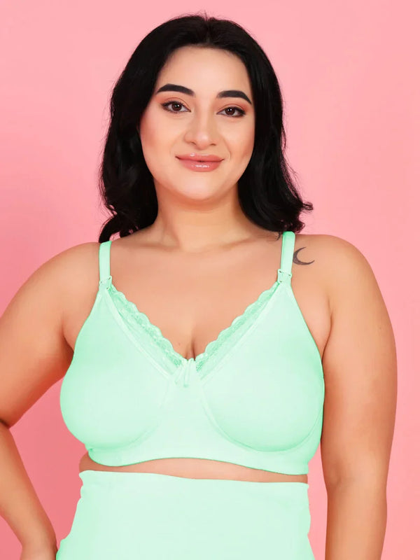 Mamma Presto Pack Of 3 Non Padded Nursing Maternity Bra - Da Intimo