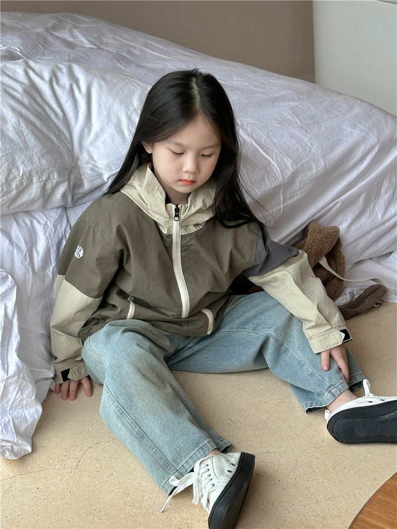 Korean Style Children's Zipper Jacket