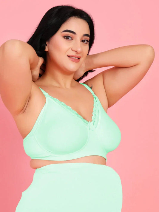 Mamma Presto Pack Of 3 Non Padded Nursing Maternity Bra - Da Intimo