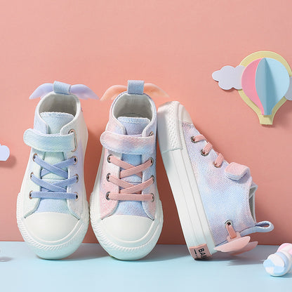 Canvas Shoes Casual High-top Child Princess