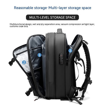 Men's Multifunction Business Travel Backpack