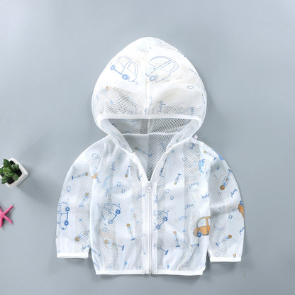 Children's Sun Protection Clothing Outdoor Breathable Lightweight Coat