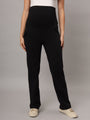 Mamma Presto High Waist Black Maternity Trousers - Da Intimo