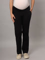 Mamma Presto Low Waist Black Maternity Trousers - Da Intimo