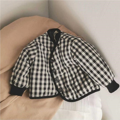 Elegant Cotton-Padded Clothes All-Matching Korean Style for Children and Babies