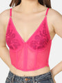 Da Intimo Embroidered Design Corset - Da Intimo