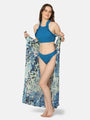Halter Neck Three Piece Swimwear Set with Sarong - Da Intimo - Lingerie Online Store India