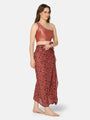 Cut-Out Off Shoulder Swimwear Set with Sarong - Da Intimo - Lingerie Online Store India
