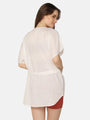 Cut-Out Three Piece Swimwear Set with Cover Up Shirt - Da Intimo - Lingerie Online Store India