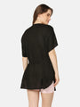 Cut-Out Three Piece Swimwear Set with Cover Up Shirt - Da Intimo - Lingerie Online Store India