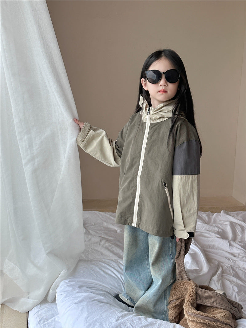 Korean Style Children's Zipper Jacket