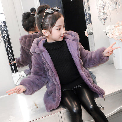 Children's Fashionable Thickened Warm Coat