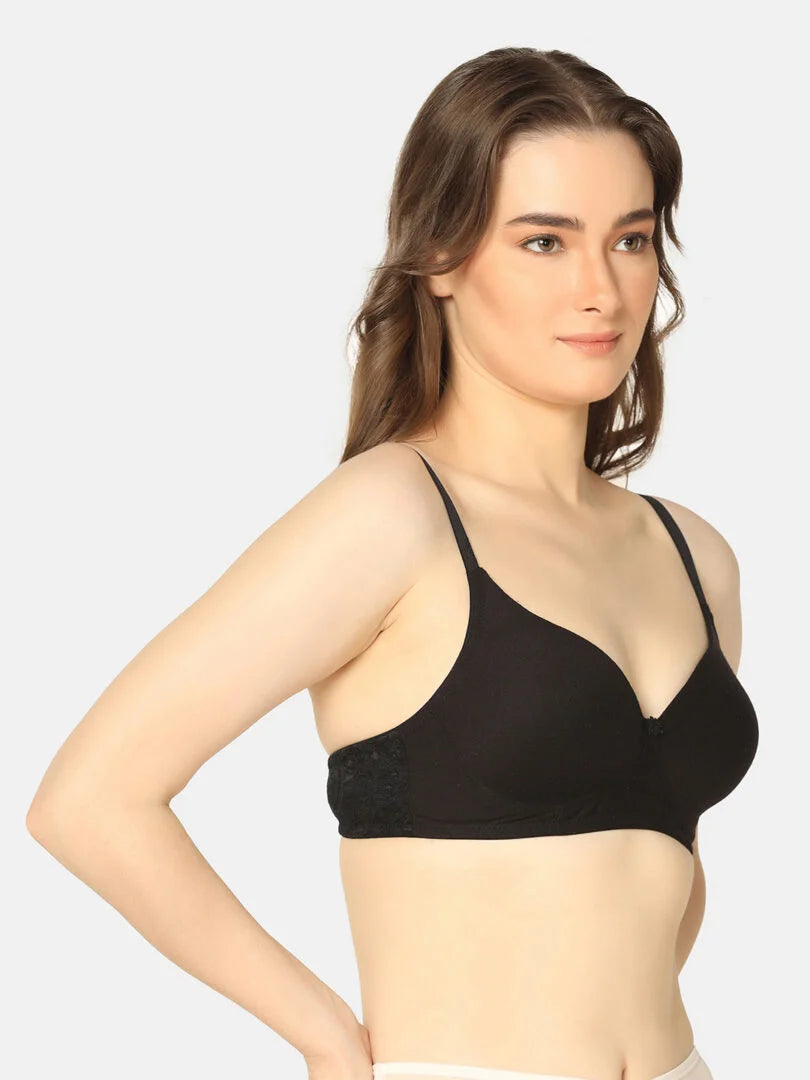 Soft Padded Everyday Comfort T-Shirt Bra - Da Intimo - Lingerie Online Store India