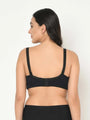 Black Plus Size Underwired Lightly Padded Everyday Bra - Da Intimo - Lingerie Online Store India