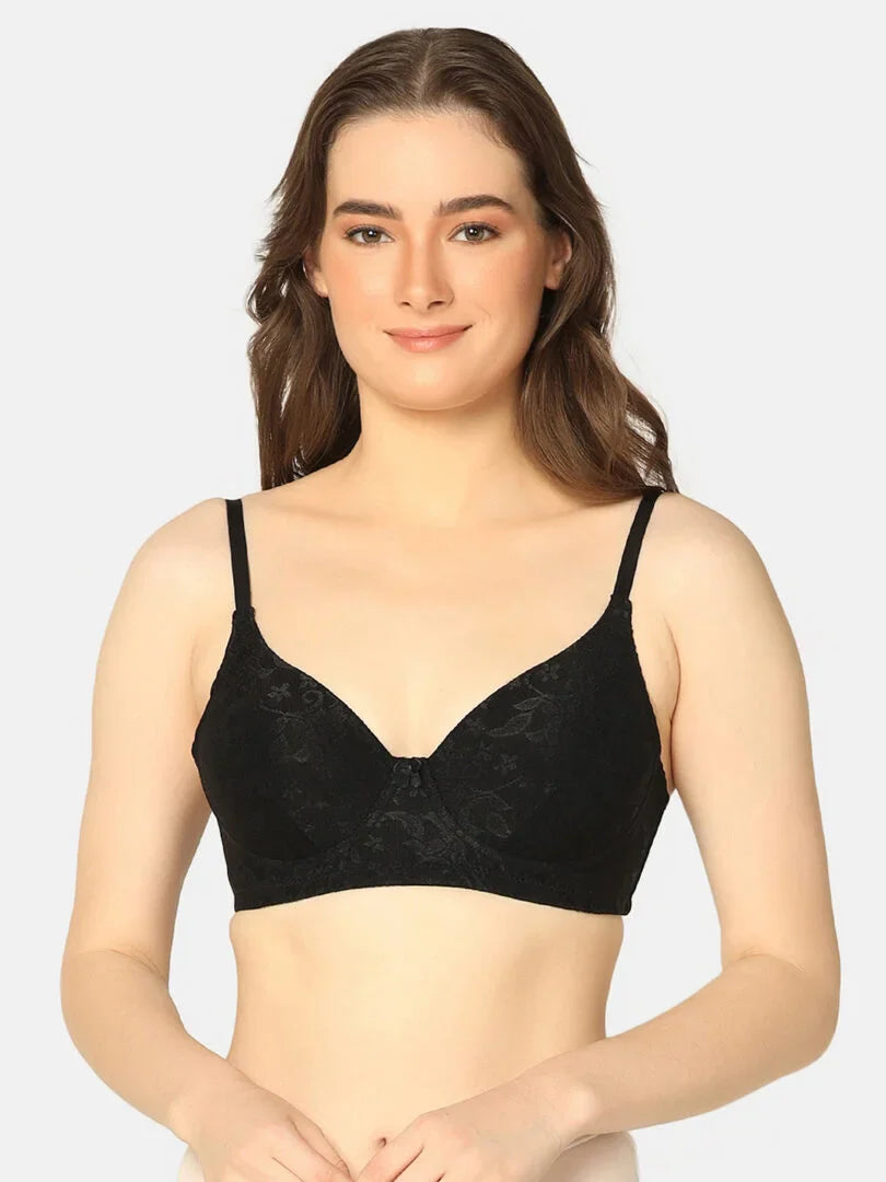 Lightly Padded Lacy Design T-Shirt Bra - Da Intimo