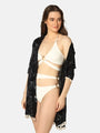 Cut Out Ring Design Stylish Solid Swimwear Set - Da Intimo - Lingerie Online Store India