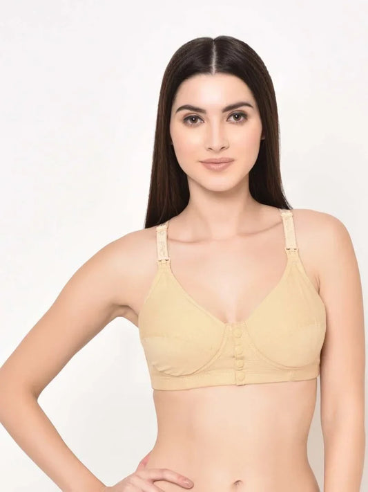 Cotton Front Open Maternity Bra - Da Intimo