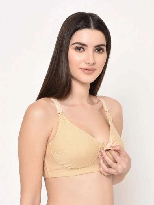 Cotton Front Open Maternity Bra - Da Intimo