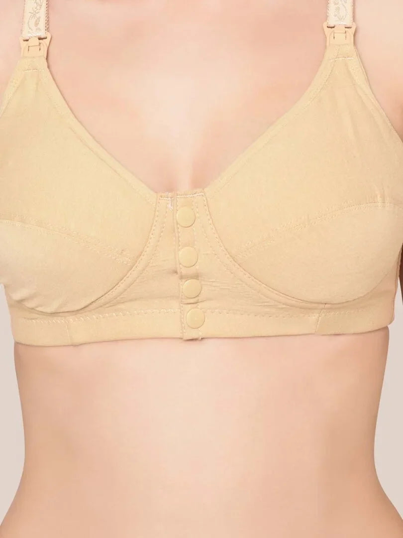Cotton Front Open Maternity Bra - Da Intimo