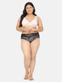 Full Coverage Non Padded Adjustable Straps Printed Maternity Bra - Da Intimo