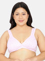 Full Coverage Non Padded Adjustable Straps Printed Maternity Bra - Da Intimo