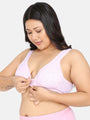 Full Coverage Non Padded Adjustable Straps Printed Maternity Bra - Da Intimo