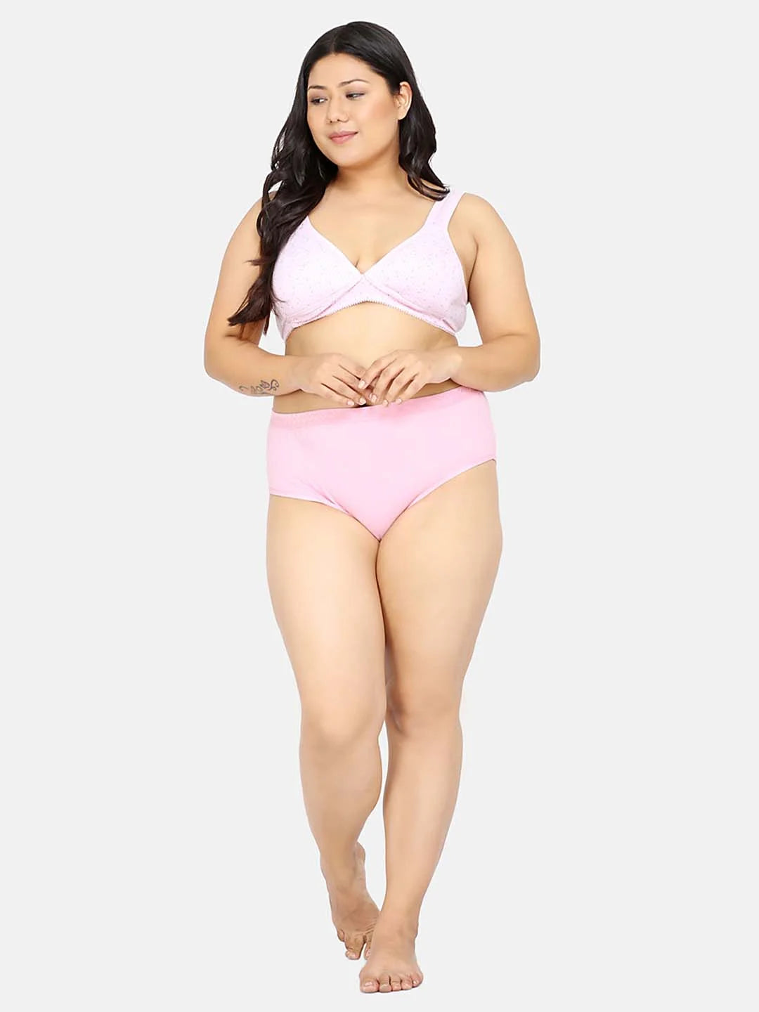 Full Coverage Non Padded Adjustable Straps Printed Maternity Bra - Da Intimo