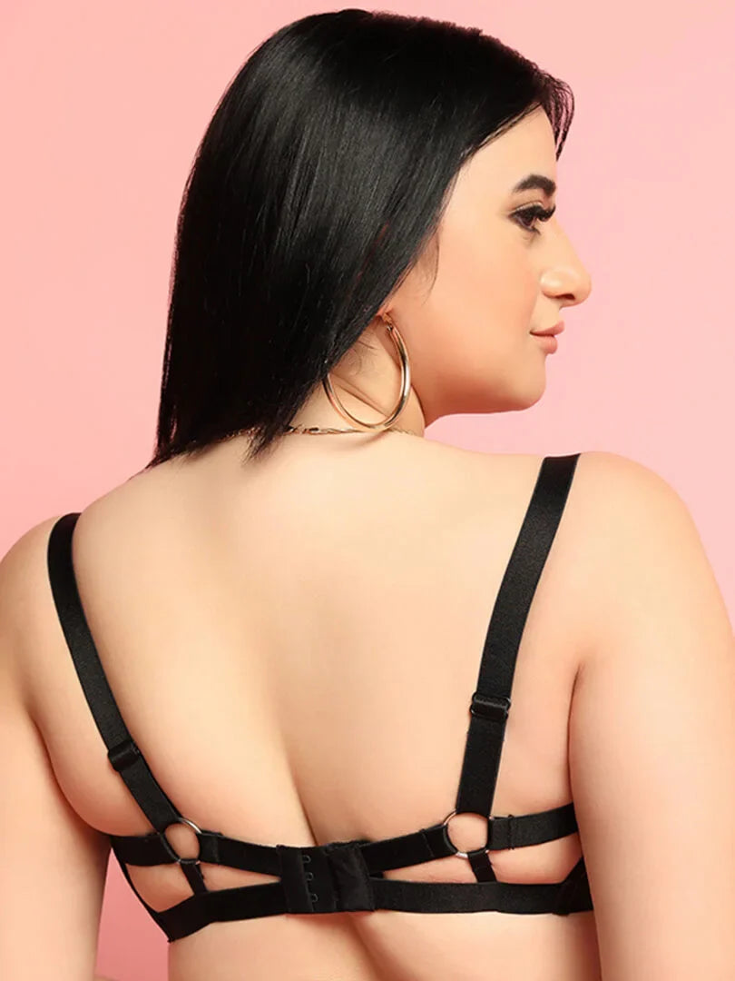 Pack of 2 Rivet Design Underwired Strappy Bra - Da Intimo