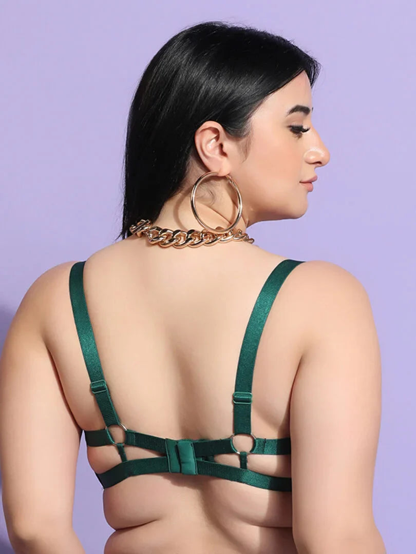 Pack of 2 Rivet Design Underwired Strappy Bra - Da Intimo