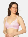 Lightly Padded Lacy Design Everyday T-Shirt Bra - Da Intimo - Lingerie Online Store India