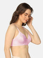 Lightly Padded Lacy Design Everyday T-Shirt Bra - Da Intimo - Lingerie Online Store India