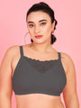 Curvy Love Plus Size Soft Cotton  Full Coverage Cami Bra - Da Intimo - Lingerie Online Store India