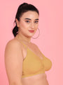 Curvy Love Plus Size Soft Cotton  Everyday Bra - Da Intimo