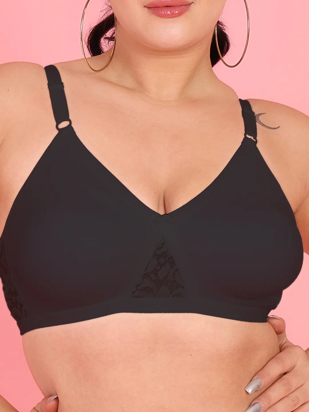 Curvy Love Plus Size Soft Cotton Everyday Bra - Da Intimo