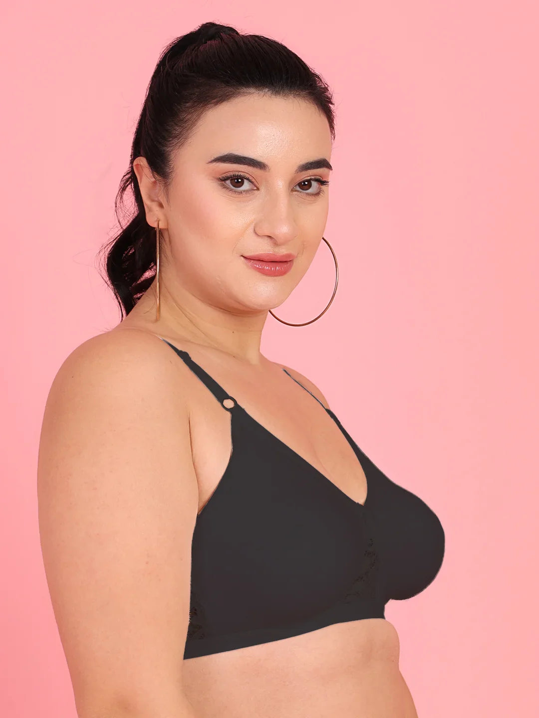 Curvy Love Plus Size Soft Cotton Everyday Bra - Da Intimo