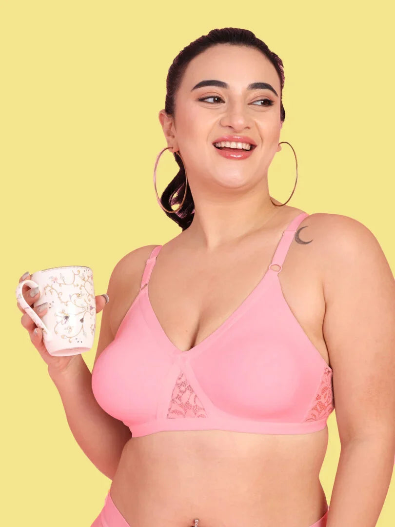 Curvy Love Plus Size Soft Cotton Everyday Bra - Da Intimo