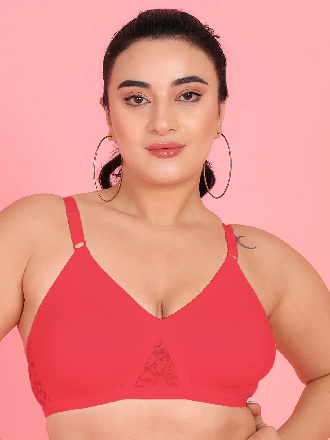 Curvy Love Plus Size Soft Cotton Everyday Bra - Da Intimo