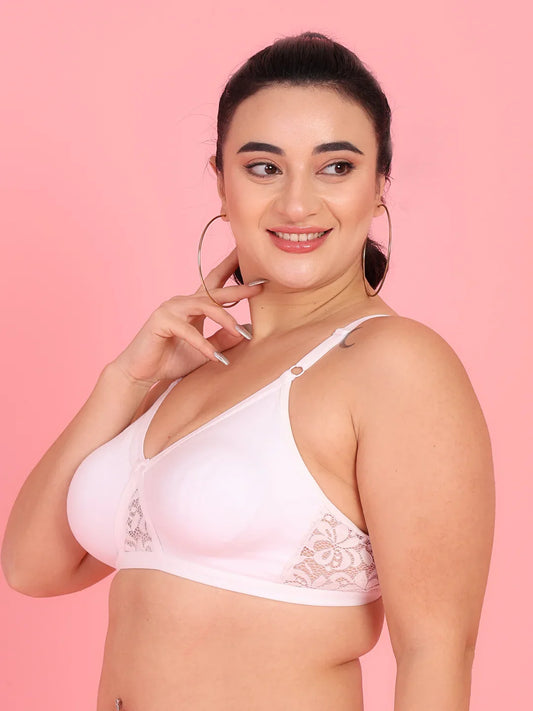 Curvy Love Plus Size Soft Cotton  Everyday Bra - Da Intimo