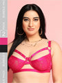 Pack of 2 Rivet Design Underwired Strappy Bra - Da Intimo