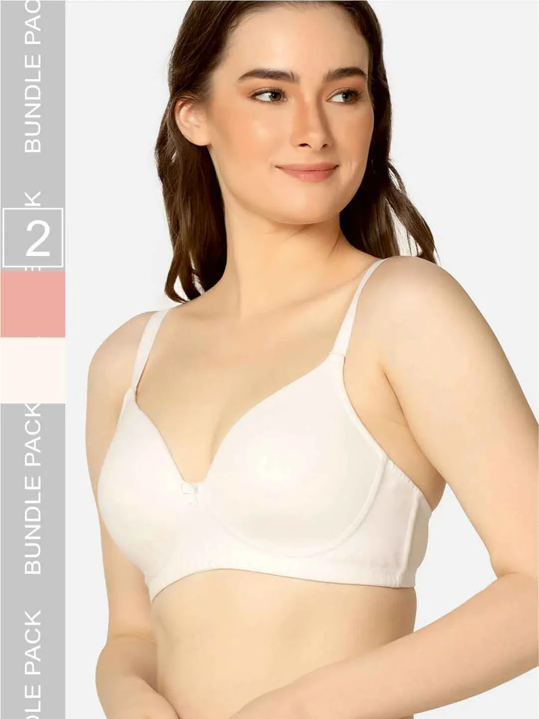 Pack Of Two Soft Padded Everyday Comfort T-Shirt Bra - Da Intimo