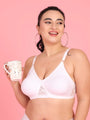 Curvy Love Pack of 2 Plus Size Soft Cotton  Everyday Bra - Da Intimo