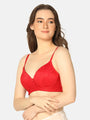 Pack Of 3 Lightly Padded Lacy Design Everyday T-Shirt Bra - Da Intimo