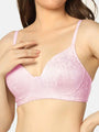 Pack Of 3 Lightly Padded Lacy Design Everyday T-Shirt Bra - Da Intimo